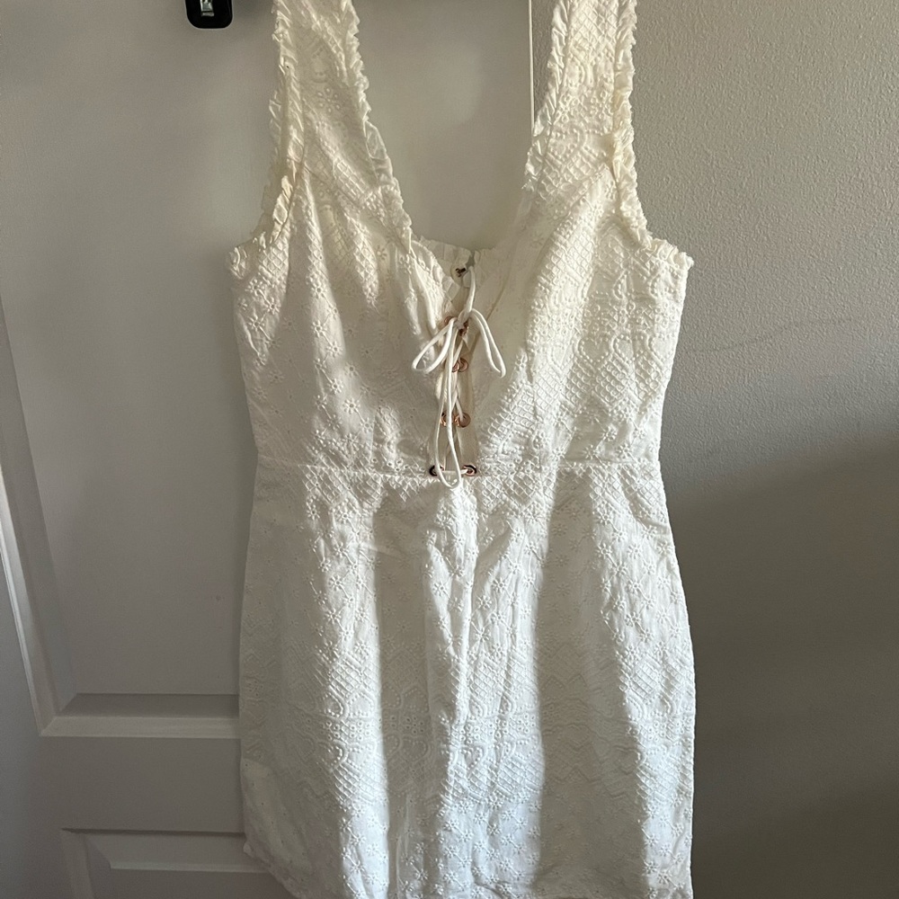Ivory eyelet sundress